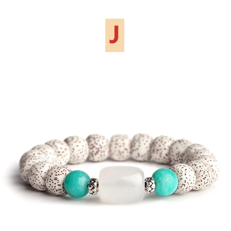 Stars And Moon Bodhi Seed Bracelet
