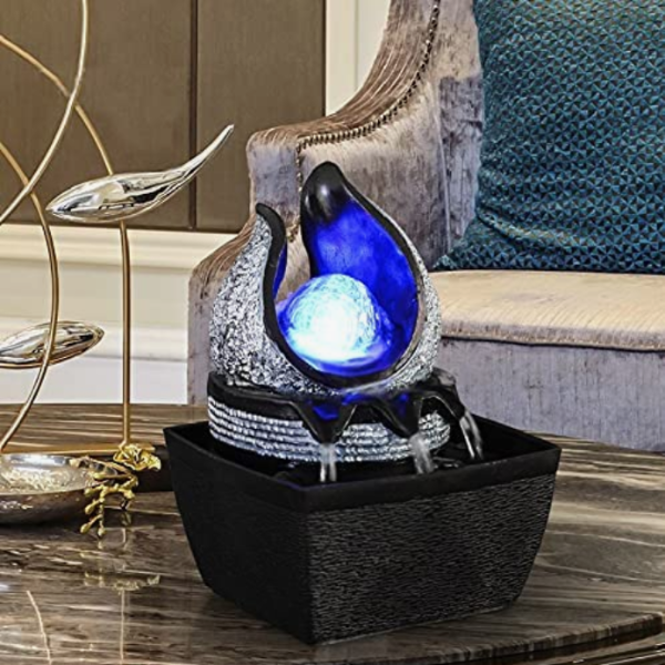 Mystic Crystal Indoor Zen Water Fountain