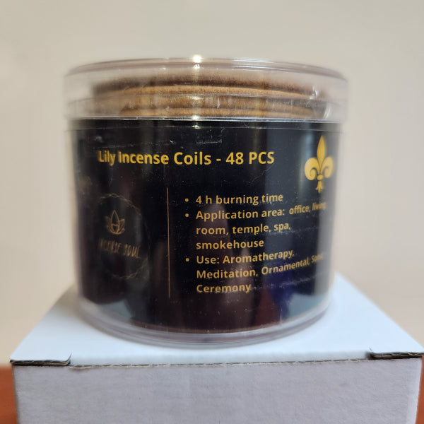 Natural Antiseptic Spiral Incense Coils (48 pcs)