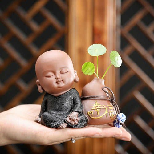 Little Monks with Happiness and Safety Bag