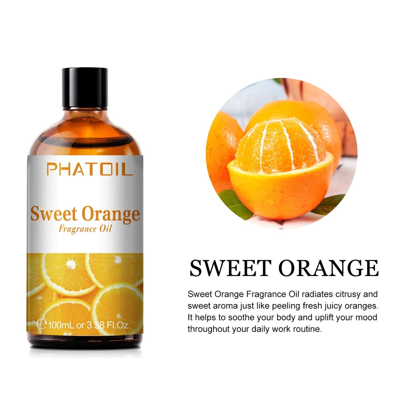Phatoil 100ml Fruit Perfume Fragrance Oils for Aroma Diffuser With Droppers