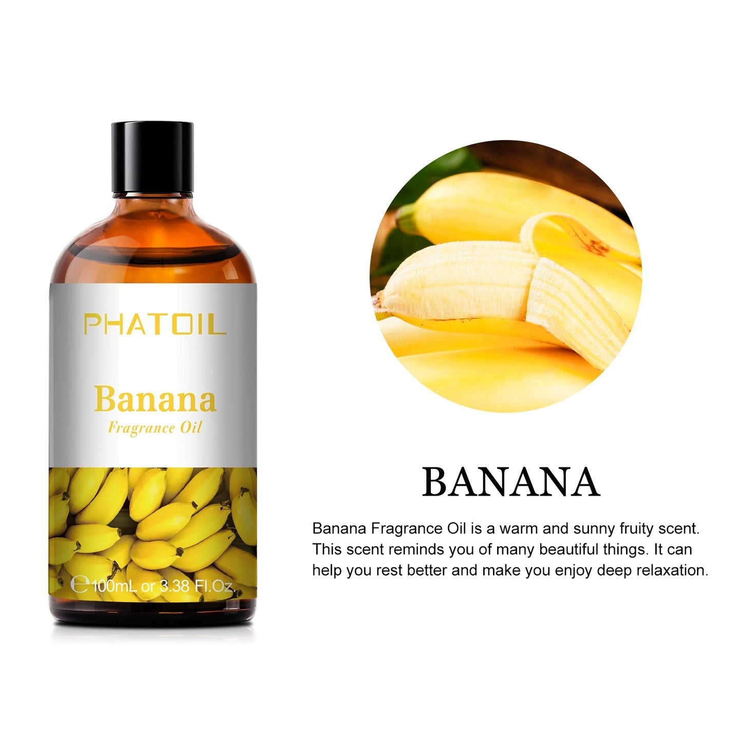 Phatoil 100ml Fruit Perfume Fragrance Oils for Aroma Diffuser With Droppers