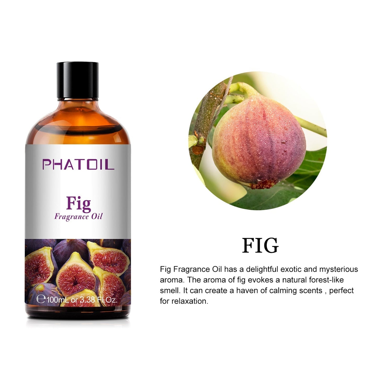 Phatoil 100ml Fruit Perfume Fragrance Oils for Aroma Diffuser With Droppers