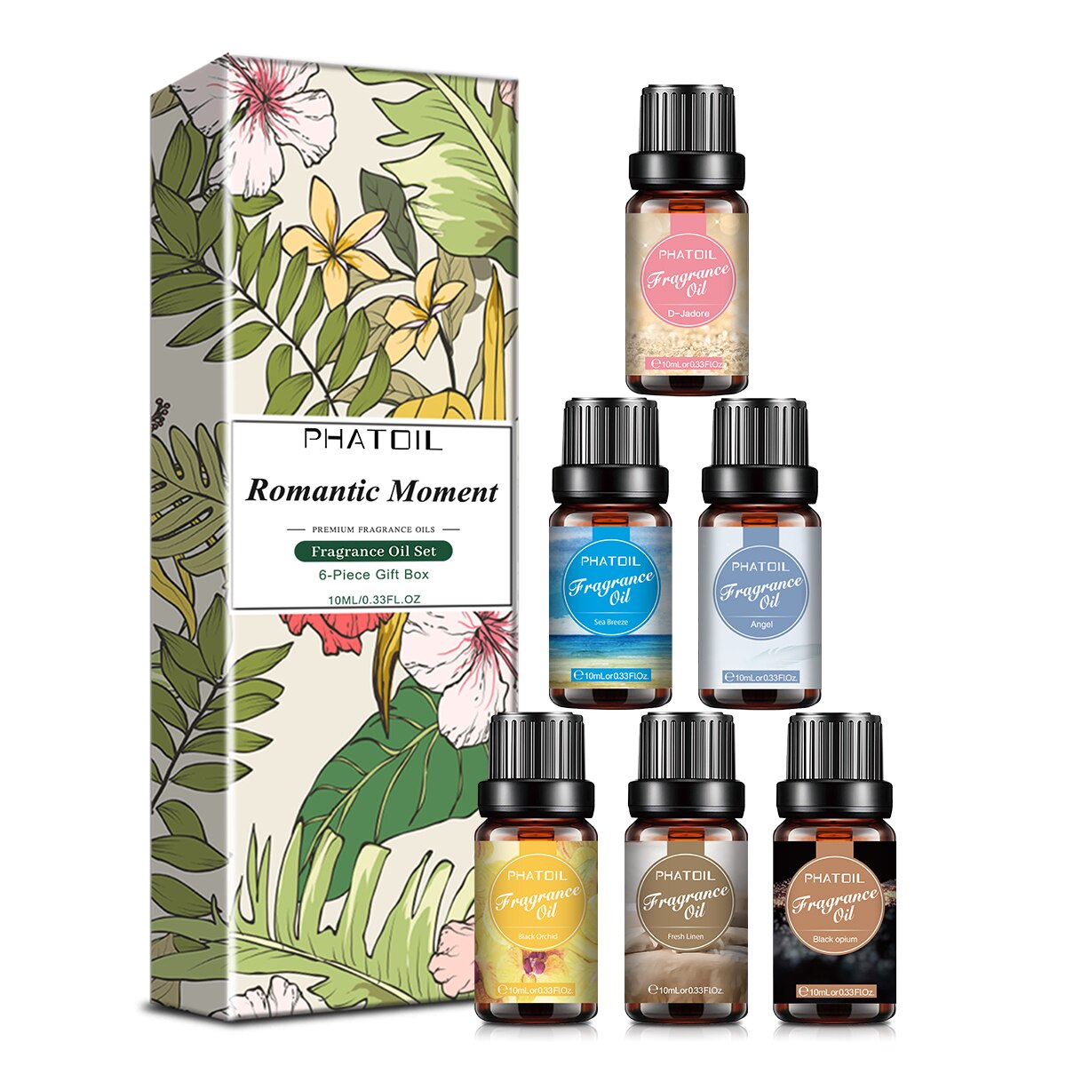 Phatoil Fruit Premium Fragrance Oil Set For Air Purifying (6pcs)