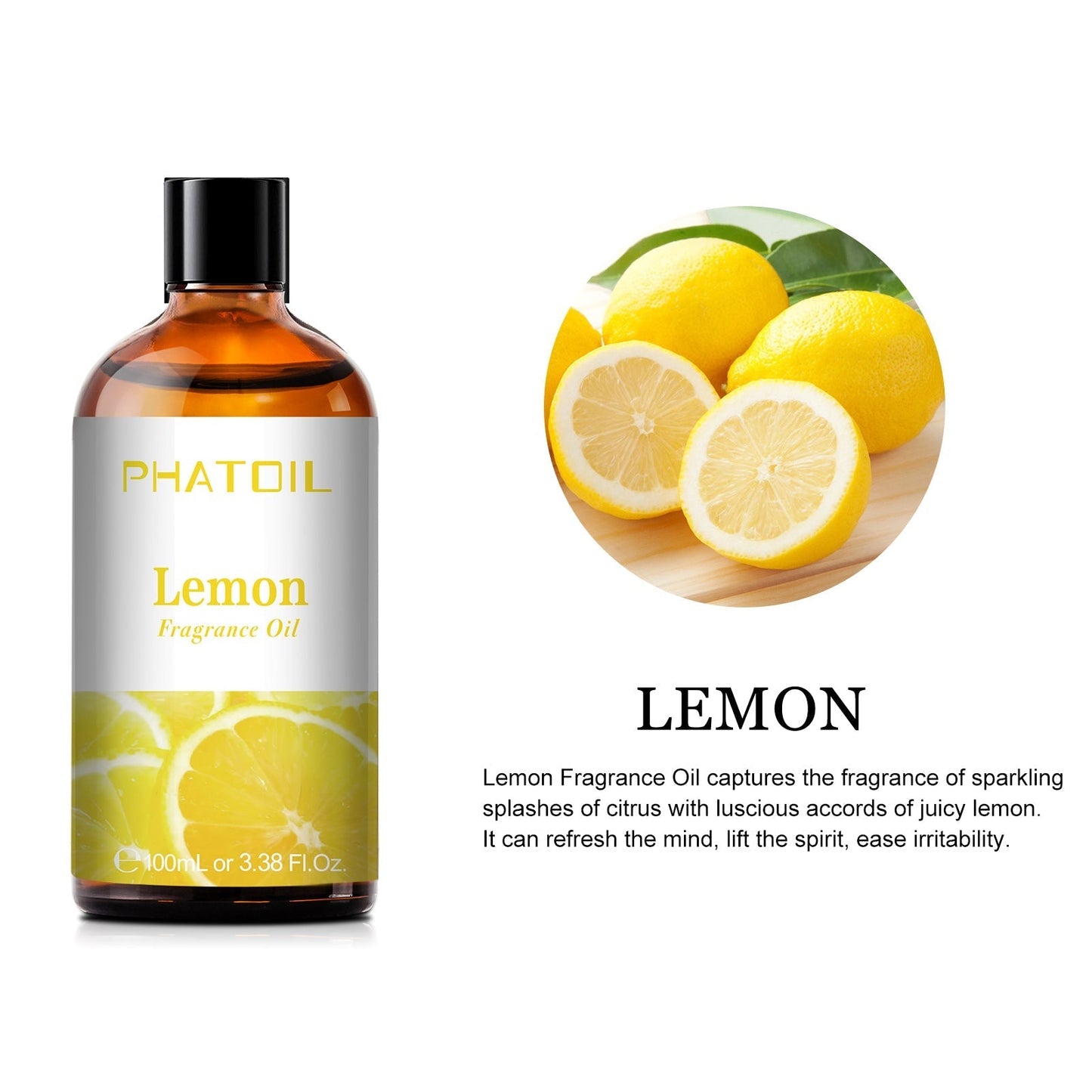 Phatoil 100ml Fruit Perfume Fragrance Oils for Aroma Diffuser With Droppers