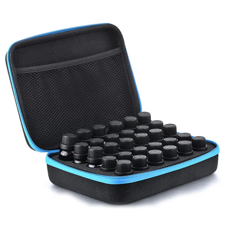 Essential Oil Storage Carrying Bag Case Hanging Bottles Organizer With 12/30/60 Slots of 5ML/10ML/15ML Oils