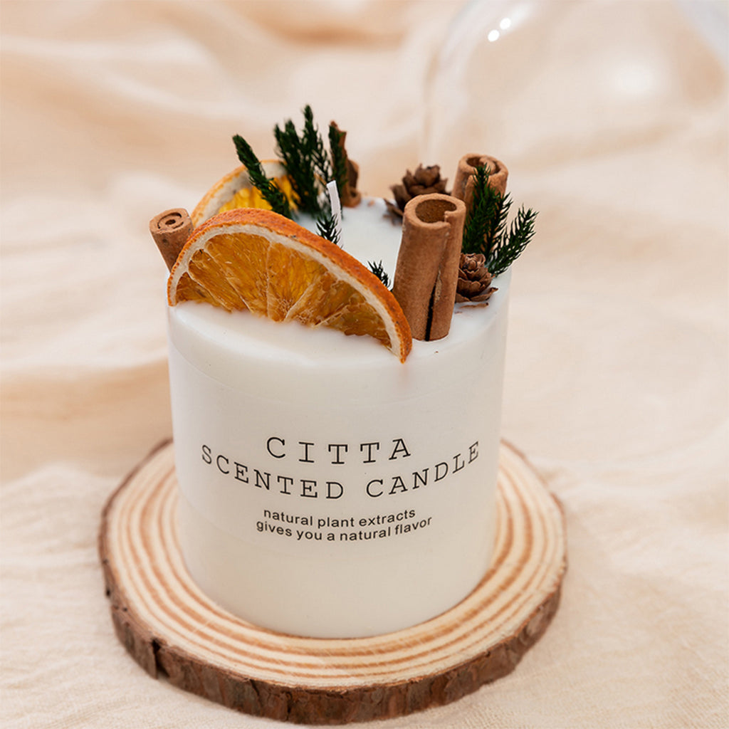 Soy Wax Romantic Aromatherapy Pillar Citta Scented Candle