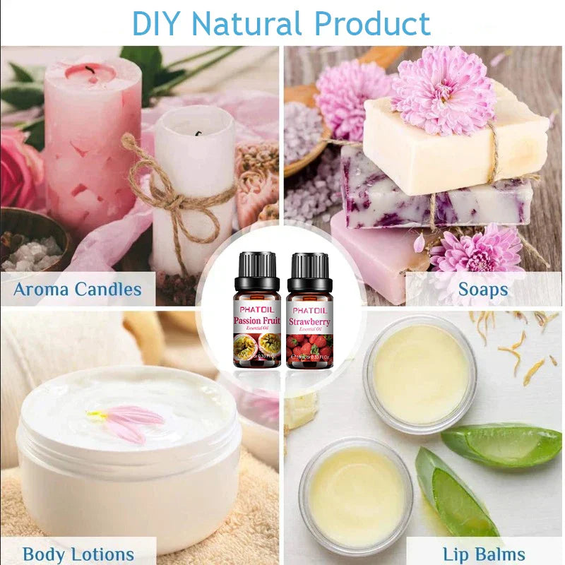 Phatoil Fruit Mix Fragrance Oils Set (10 pcs)