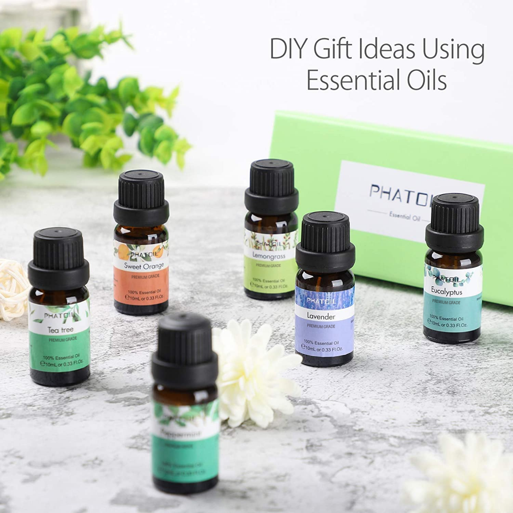 Phatoil Pure Plant Extract Essential Oil Set (6 pcs)