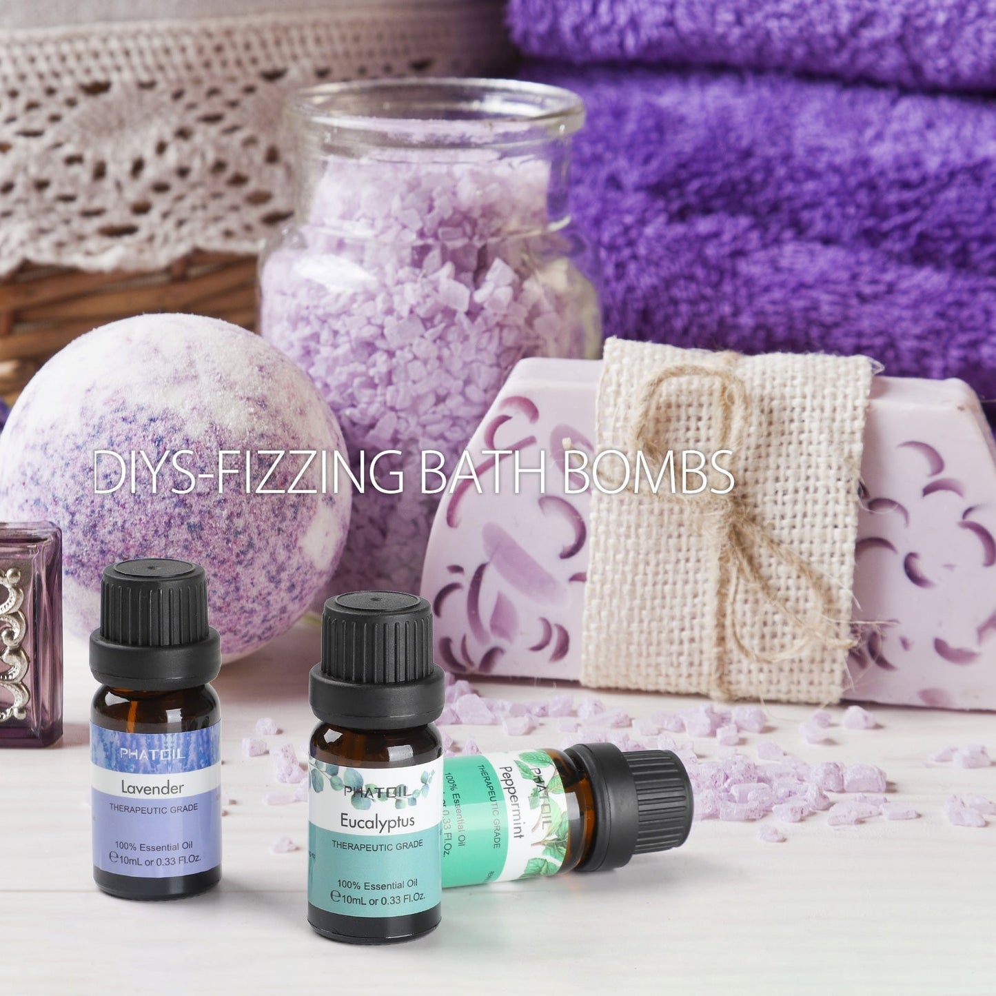 Phatoil Pure Natural Essential Oils Set (10 pcs)