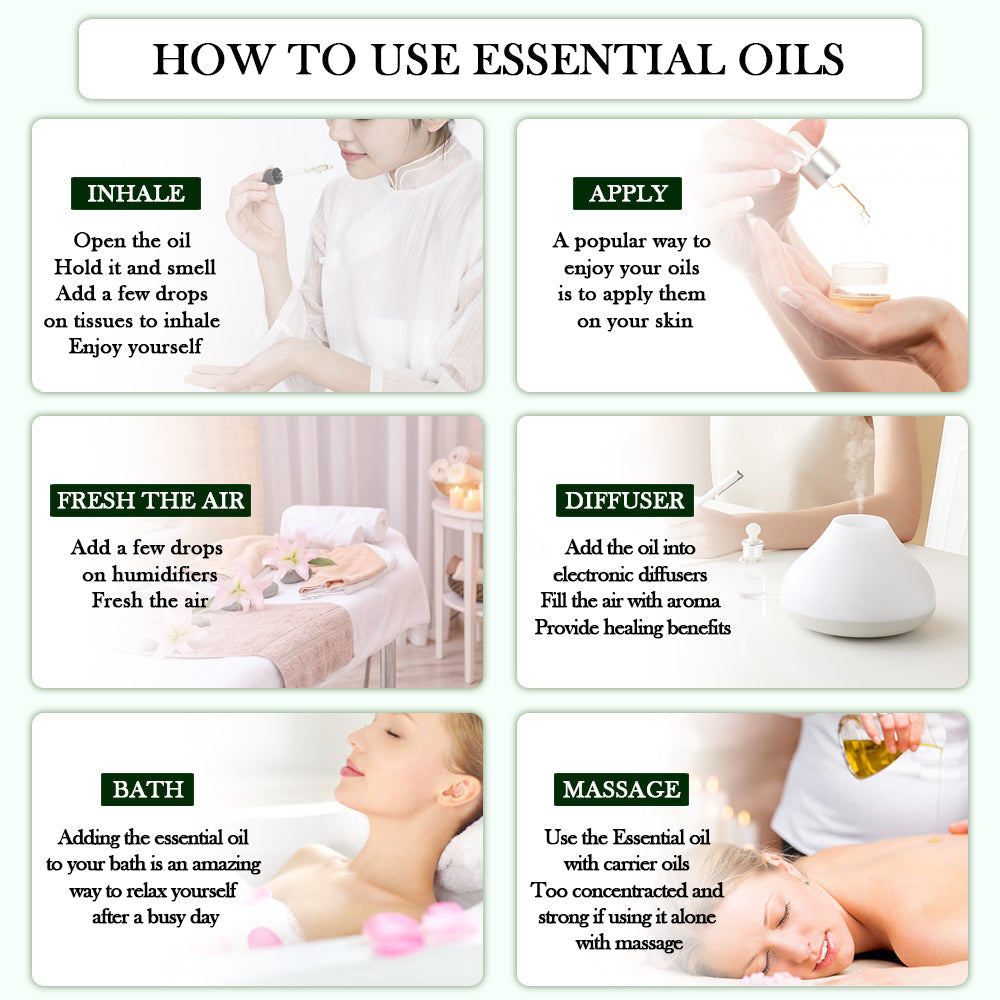 100ml Phatoil Pure Natural Essential Oil With Dropper