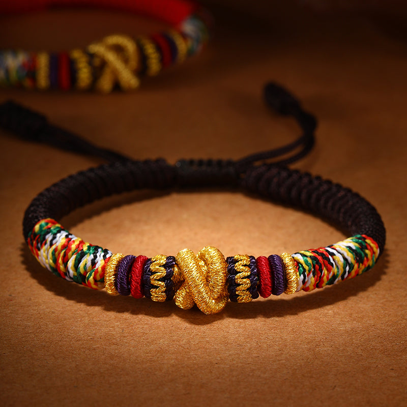 Blessed Lucky buddha Feng Shui Eternal Knot Bracelet