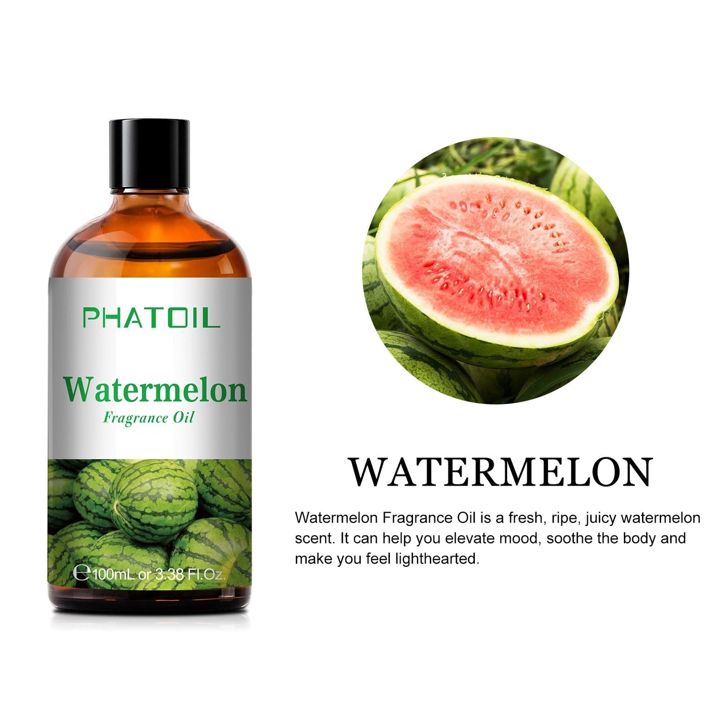 Phatoil 100ml Fruit Perfume Fragrance Oils for Aroma Diffuser With Droppers
