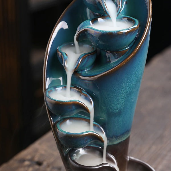 SpaceKeeper Waterfall Backflow Incense Burner