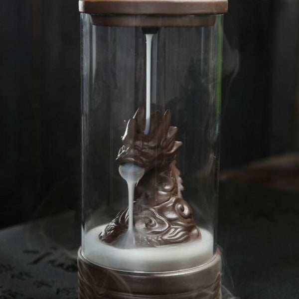 Aries Dragon Backflow Glass Incense Burner