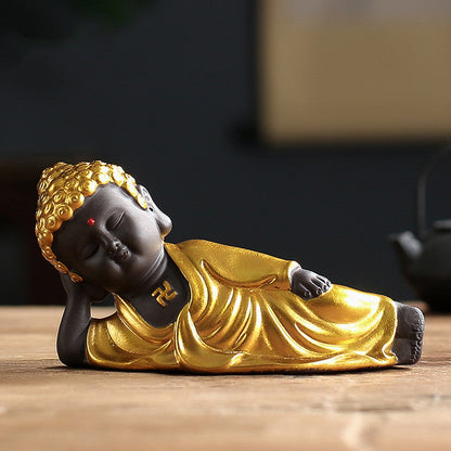 Golden Buddhas With Six Perfections