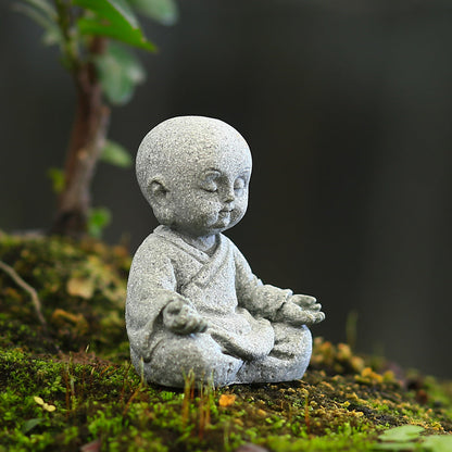Little Sandstone Monks with Four Wise Principles
