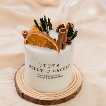 Soy Wax Romantic Aromatherapy Pillar Citta Scented Candle