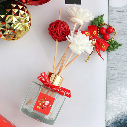 Christmas Aroma Artificial Plants Reed Diffuser With Sticks