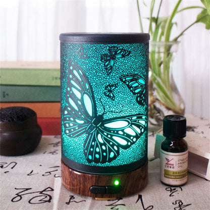 Vintage Metal Ultrasonic 100ml Essential Oil Aroma Diffuser