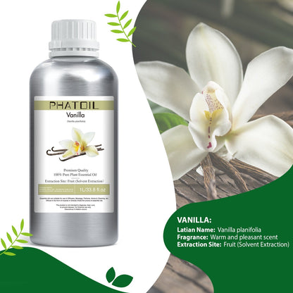 Phatoil 1000ml Pure Plant Essential Oil Fragrance With Droppers