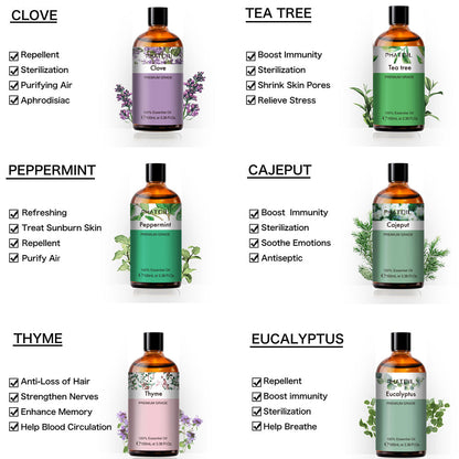 100ml Phatoil Pure Natural Essential Oil With Dropper