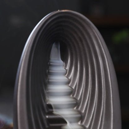 Cascading Backflow Waterfall Incense Burner