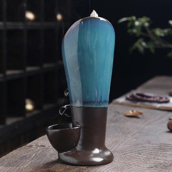 SpaceKeeper Waterfall Backflow Incense Burner