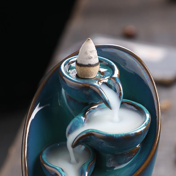 SpaceKeeper Waterfall Backflow Incense Burner