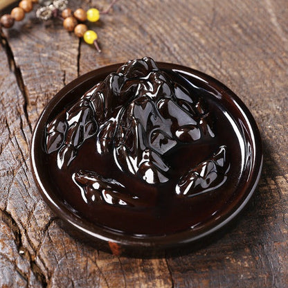 Volcano Round Backflow Incense Burner