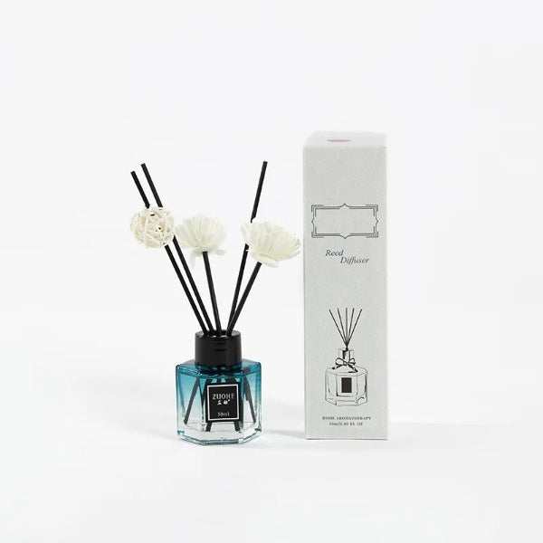 50ml Hexagon Aroma Oil Stick Diffuser With Natural Sticks